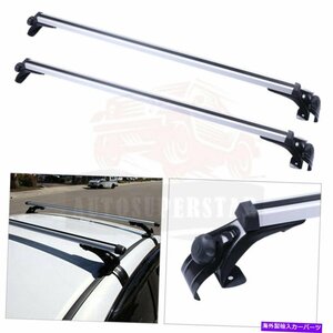 2 PCSカーユニバーサルトップルーフラッククロスバー荷物荷物キャリアレールアルミニウム2 pcs Car Universal Top Roof Rack Cross Bar Lu