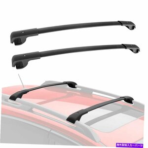 14-21スバルフォレスター用のサイドレール付きの車のトップルーフラッククロスバーアルミニウムCar Top Roof Rack Cross Bar Aluminum wit