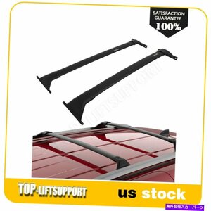 2016年から2019年のトヨタRAV4のペアルーフラッククロスバー荷物キャリアアルミニウムA Pair Roof Rack Cross Bar Luggage Carrier Alumin