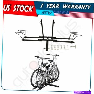 マウンテンバイクラックヒッチキャリア2バイクトラックSUVのユニバーサルMountain Bike Rack Hitch Carrier 2 bikes Universal for Truck