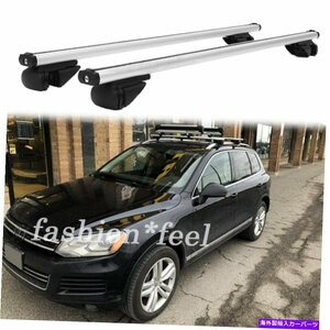 VWフォルクスワーゲンティグアン01-21 SUVルーフラッククロスバーレール荷物キャリアロックFor VW Volkswagen Tiguan 01-21 SUV Roof Rack