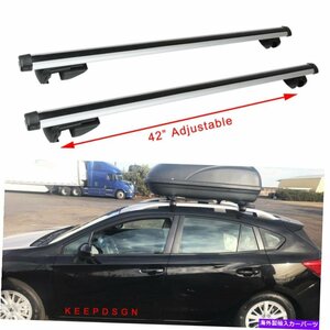 スバルインプレッサ5drハッチ01-15上昇したルーフレールクロスバー荷物キャリアFor Subaru Impreza 5DR Hatch 01-15 Raised Roof Rail Cro