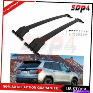 2019-2020のペアホンダパスポートルーフラッククロスバー荷物アルミニウムレールバーPair For 2019-2020 Honda Passport Roof Rack Cross