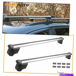 2007年から2016年のアウディQ5の2xトップアルミニウムルーフラッククロスバーキャリア荷物2X Top Aluminum Roof Rack Cross Bars Carrier