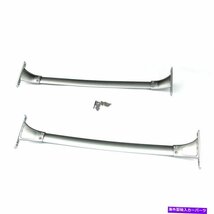 2014-2019の2x日産ローグカールーフレールラッククロスバーキャリア高品質2X For 2014-2019 NISSAN ROGUE Car Roof Rail Rack Cross Bars_画像3