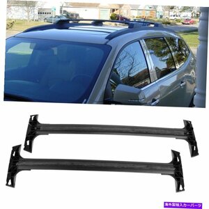 1ペアブラックアルルーフラッククロスバートップレールキャリー09-17シボレートラバース1 Pair Black Al Roof Rack Cross Bars Top Rail C