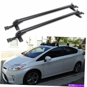 トヨタプリウス2002-2021 43 カートップルーフラッククロスバー貨物運送業者w/ lockFor Toyota Prius 2002-2021 43 Car Top Roof Rack C