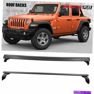 2PCSルーフラッククロスバーパッケージキャリア2007-2021ジープラングラーJK2PCS Roof Rack Cross Bars Package Carrier For 2007-2021 Je