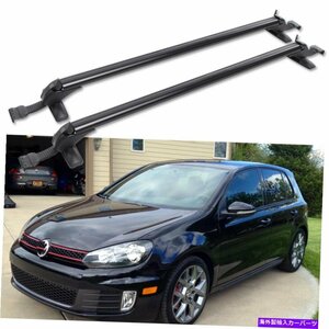 VWゴルフMK6 MK7 GTIカートップルーフラッククロスバー貨物運送業者43.3 アルミニウム用For VW Golf MK6 MK7 GTI Car Top Roof Rack Cros