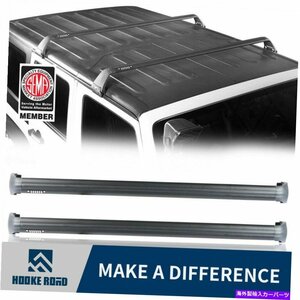 フックロードルーフラッククロスバージープラングラーJK JL JT 07-22用貨物キャリアHooke Road Roof Rack Cross Bars Cargo Carrier for J