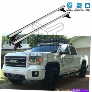 48 GMCシエラ1500リミテッドカートップルーフラッククロスバー貨物荷物キャリア48For GMC Sierra 1500 Limited Car Top Roof Rack Cross