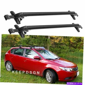 Kia forte forte5 43.3 ルーフラッククロスバー荷物カヤックカーゴキャリア +ロック用For Kia Forte Forte5 43.3 Roof Rack Crossbars L