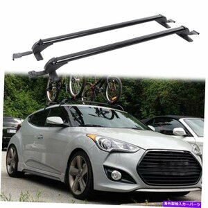 ヒュンダイヴェロスターカートップルーフラッククロスバー貨物荷物キャリアのためのロックw/ lockfor HYUNDAI Veloster Car Top Roof Rack