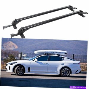 Kia Stinger Optingaカールーフラッククロスバーアルミラゲッジカーゴキャリア向けFor Kia Stinger Optima Car Roof Rack Cross Bar Alumi