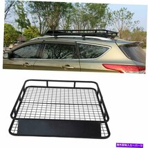 自動車普遍的な貨物キャリアルーフラック旅行荷物キャリアバスケットAutomotive Universal Cargo Carrier Roof Rack Travel Luggage Carri_画像1