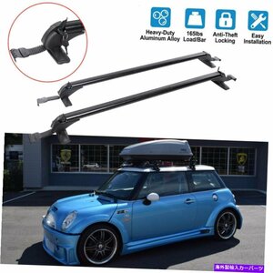 ミニクーパー用08-2022アルミニウム43.3 ルーフラッククロスバー荷物キャリア付きキャリア付きFor Mini Cooper 08-2022 Aluminum 43.3Ro