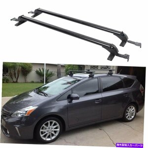 トヨタプリウス2002-2020 2021 2PCSカールーフラッククロスバートップ荷物キャリアFor Toyota Prius 2002-2020 2021 2Pcs Car Roof Rack C