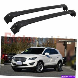 リンカーンMKCの米国株2015-2019ブラックロック可能なクロスバールーフラックレールUS Stock For Lincoln MKC 2015-2019 Black Lockable C