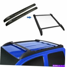 ダブルキャブルーフラッククロスサイドバー05-18トヨタタコマの荷物トップキャリアDouble Cab Roof Rack Cross Side Bars Luggage Top Car_画像1