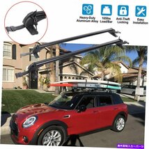 ミニクーパー2008-2022ハッチバックカートップルーフラッククロスバー43.3 w/ lockFor Mini Cooper 2008-2022 Hatchback Car Top Roof Ra_画像1