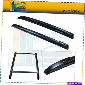 05-19のルーフラックトヨタタコマダブルキャブアルミニウムサイドレールバーセット2PCSRoof Rack For 05-19 Toyota Tacoma Double Cab Alu