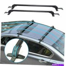 ホンダシビック4DRルーフラッククロスバー43.3 荷物キャリアアルミニウム付きロック用For Honda Civic 4DR Roof Rack Cross Bar 43.3 Lu_画像3