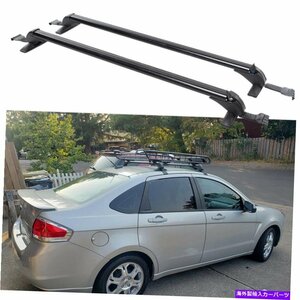 43.3 カートップルーフラッククロスバー荷物キャリアアルミニウムフォードフォーカスフィエスタ用43.3 Car Top Roof Rack Cross Bar Lug