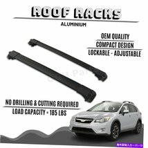 スバルXV用アルミニウムルーフラックバークロスバー（2012-2017）モデルALUMINIUM ROOF RACK BAR CROSS BARS FOR SUBARU XV (2012-2017) M_画像1