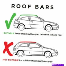 車のトップルーフラッククロスバー荷物荷物キャリアレールフィットマツダCX-5 2013-2015Car Top Roof Rack Cross Bar Luggage Cargo Carri_画像2