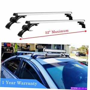 ヒュンダイソナタエラントラコナ48 ルーフラックトップクロスバーカヤックカーゴキャリアFor Hyundai Sonata Elantra Kona 48 Roof Rack