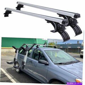 トヨタマトリックス48 カートップルーフラッククロスバー貨物荷物キャリアアルミニウムFor Toyota Matrix 48 Car Top Roof Rack Cross B