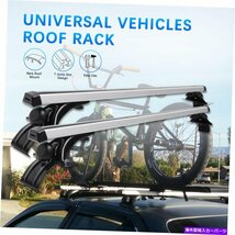 トヨタプリウス48 カートップルーフラッククロスバー貨物荷物キャリアアルミニウムFor Toyota Prius 48 Car Top Roof Rack Cross Bar Ca_画像3