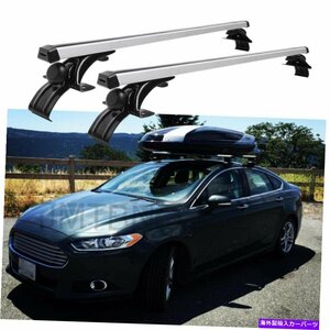 48 フォードフュージョン2006-2020のためのカールーフラッククロスバー荷物自転車キャリア48 Car Roof Rack Cross Bar Luggage Bicycle