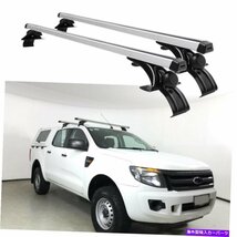 フォードレンジャー48 カートップルーフラッククロスバーアルミニウム貨物荷物キャリア用For Ford Ranger 48 Car Top Roof Rack Cross B_画像1