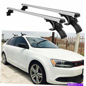 VW Jetta Golf MK4 MK5 MK6 48 ルーフラッククロスバーアルミニウム荷物キャリア用For VW Jetta Golf MK4 MK5 MK6 48 Roof Rack Cross B