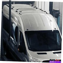 ルーフラッククロスバー荷物キャリアシルバー4pcs。 Ford Transit 2014-2022の場合Roof Rack Cross Bars Luggage Carrier Silver 4pcs. fo_画像3