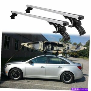 シボレーシボレークルーズ用の車のトップルーフラックレールクロス荷物荷物キャリア貨物Car Top Roof Rack Rail Cross Bar Luggage Carrie