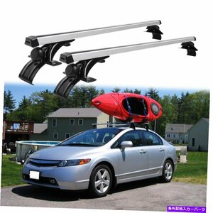 ペアカートップルーフラッククロスバーレール荷物キャリア貨物のためのホンダアコードPair Car Top Roof Rack Cross Bar Rail Luggage Car