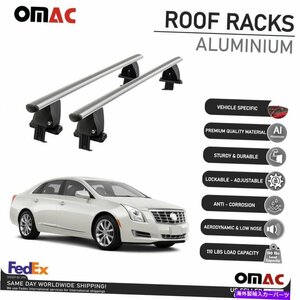 シルバースムーズトップルーフラッククロスバー荷物キャリアキャデラックXTS 2013-2019Silver Smooth Top Roof Rack Cross Bar Luggage Ca