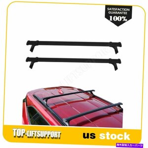 19-2021シボレーブレザー用のペアルーフラッククロスバー荷物キャリアアルミニウムA Pair Roof Rack Cross Bar Luggage Carrier Aluminum