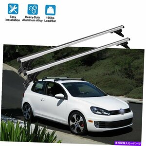 48 アルミニウムカートップルーフラッククロスバー荷物キャリアフォルクスワーゲンゴルフ米国48 Aluminum Car Top Roof Rack Cross Bar