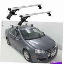 48 フォルクスワーゲンジェッタアルミニウムカートップルーフラッククロスバー荷物キャリア用48 For Volkswagen Jetta Aluminum Car Top_画像1