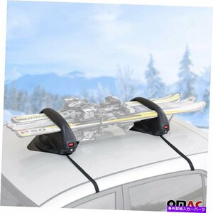 レクサス用の磁気スキールーフラックキャリアスノーボードホルダー2PCSは2005-2022ですMagnetic Ski Roof Rack Carrier Snowboard Holder