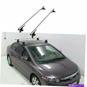 アルミニウムカートップルーフラッククロスバー48 ホンダシビック用荷物キャリア05-18Aluminum Car Top Roof Rack Cross Bar 48 Luggage