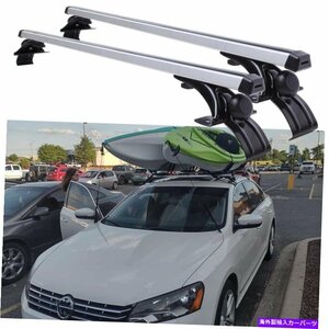 VW Jetta Golf MK6 MK5 48 車トップルーフラッククロスバー貨車船内アルミニウム用For VW Jetta Golf MK6 MK5 48 Car Top Roof Rack Cro