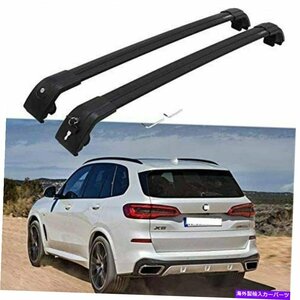 BMW X5 G05 2019-2021ロック可能なルーフレールラッククロスバークロスバーに2PCSフィット2Pcs Fits for BMW X5 G05 2019-2021 Lockable R