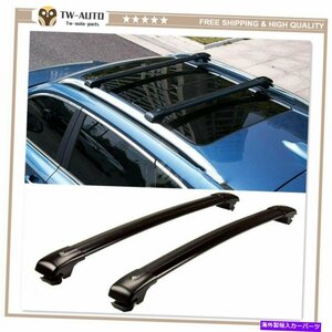 ロック可能なルーフレールラッククロスバークロスバーフィットインフィニティEX QX50 2010-2018Lockable Roof Rail Rack Cross bar Crossb