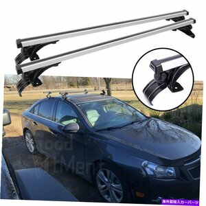 シボレーシボレークルーズ48 カートップルーフラッククロスバー貨物キャリアアルミニウムFor Chevrolet Chevy Cruze 48 Car Top Roof Ra