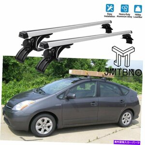 48 トヨタプリウスのためのカートップルーフラッククロスバー貨物荷物キャリア2002-202248 Car Top Roof Rack Cross Bar Cargo Luggage