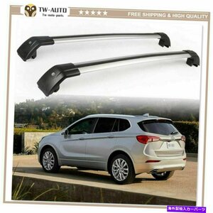 ビュイックにぴったり2016-2020ロック可能なルーフレールラッククロスバークロスバーFit for Buick Envision 2016-2020 Lockable Roof Rai